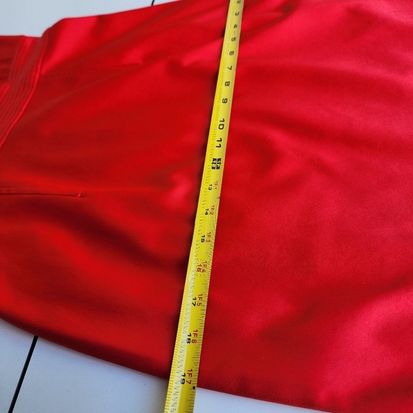 NWOT DAVID MEISTER Pencil Dress Womens Red Sleeveless Lined Carrier Sz 6 - Picture 12 of 15